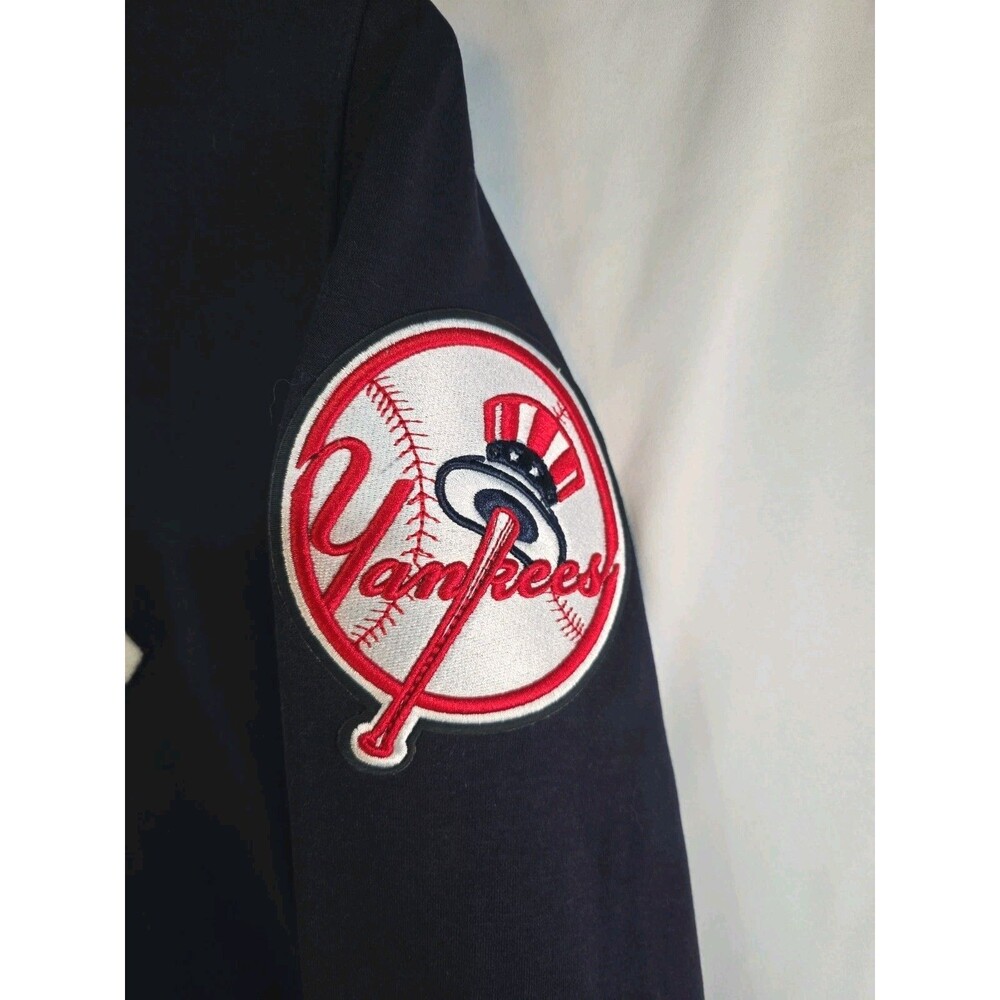 New York Yankees Baseball Navy Pro Standard Embroidered Hoodie Sweatshirt 3XL - Picture 5 of 15
